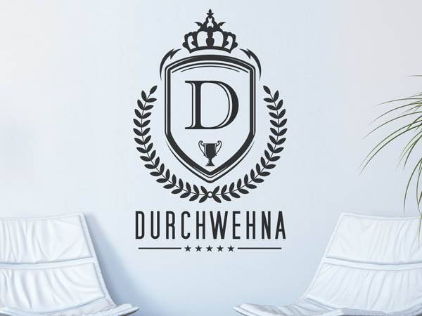 Wandtattoo Durchwehna Wappen
