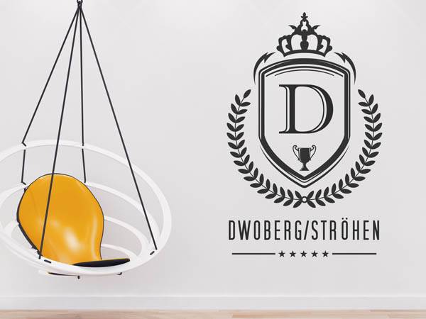 Wandtattoo Dwoberg-Ströhen Wappen