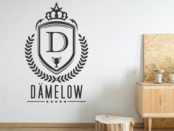 Wandtattoo Dämelow Wappen