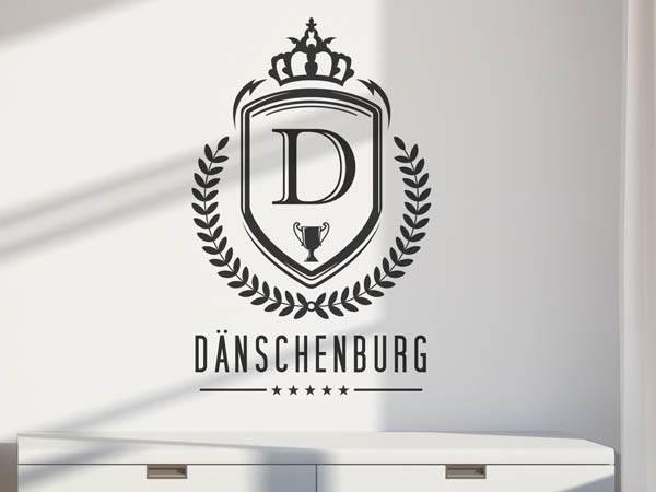 Wandtattoo Dänschenburg Wappen