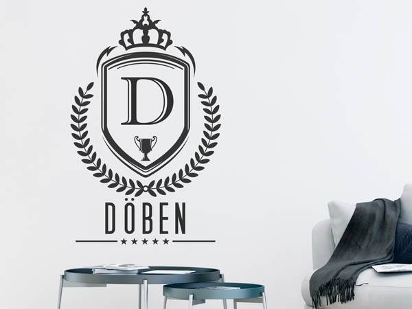 Wandtattoo Döben Wappen