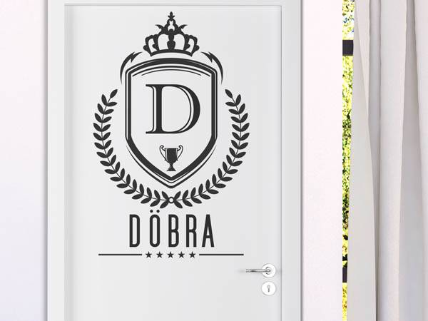 Wandtattoo Döbra Wappen