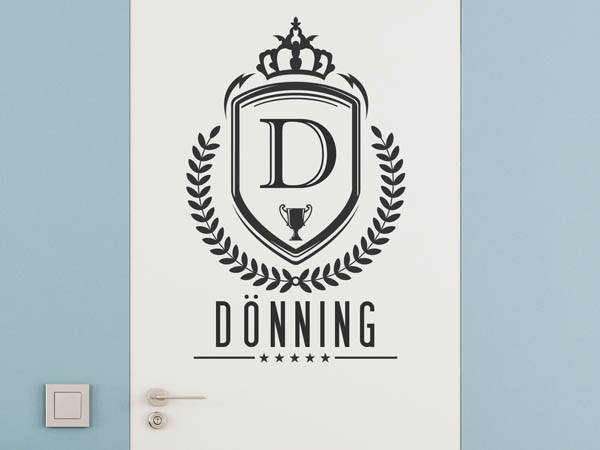 Wandtattoo Dönning Wappen