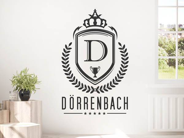 Wandtattoo Dörrenbach Wappen