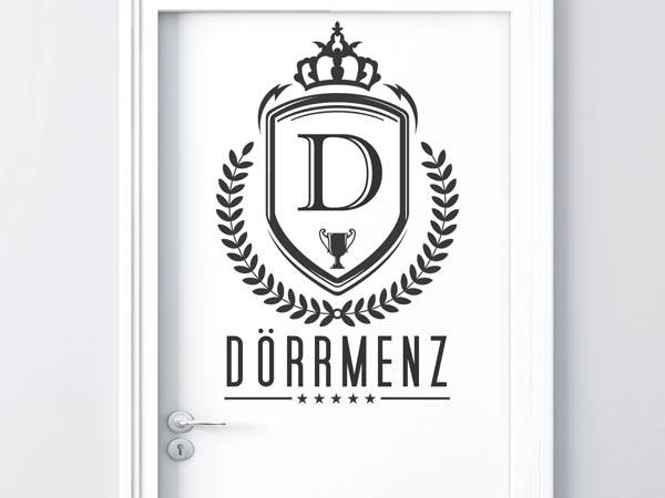 Wandtattoo Dörrmenz Wappen