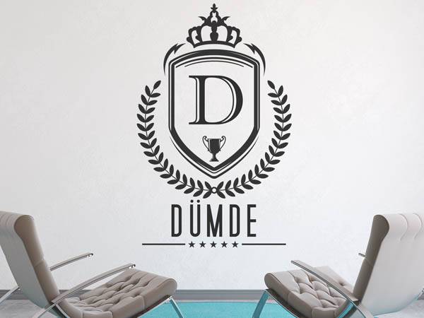 Wandtattoo Dümde Wappen