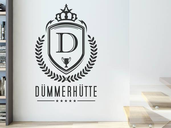 Wandtattoo Dümmerhütte Wappen