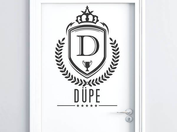 Wandtattoo Düpe Wappen
