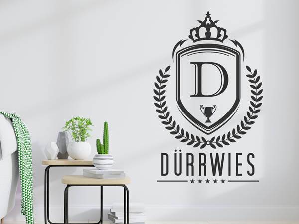 Wandtattoo Dürrwies Wappen