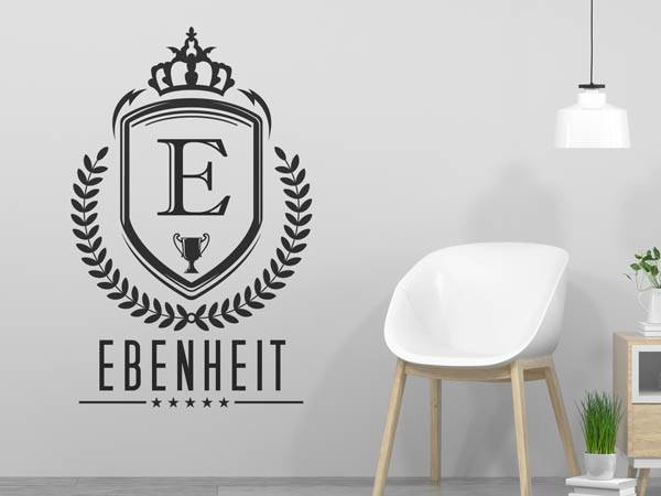 Wandtattoo Ebenheit Wappen