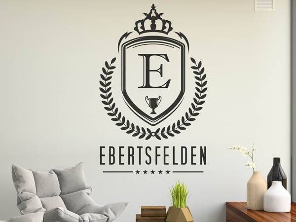 Wandtattoo Ebertsfelden Wappen