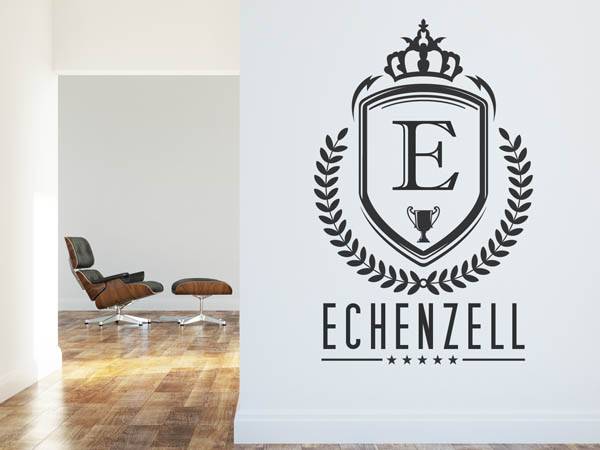 Wandtattoo Echenzell Wappen
