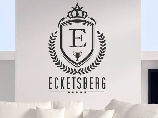 Wandtattoo Ecketsberg Wappen