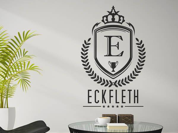 Wandtattoo Eckfleth Wappen