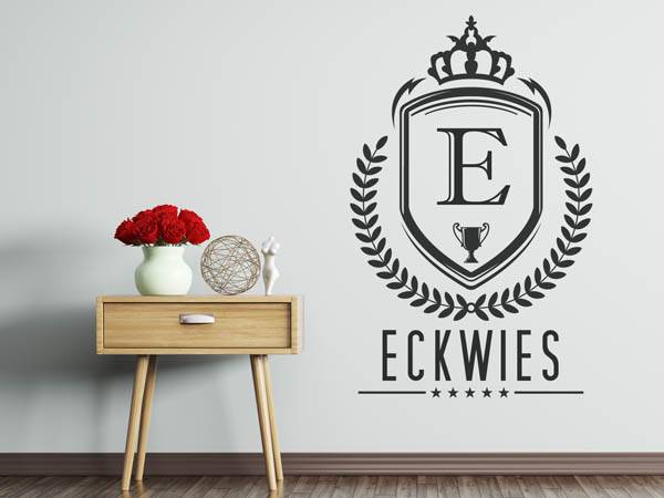 Wandtattoo Eckwies Wappen