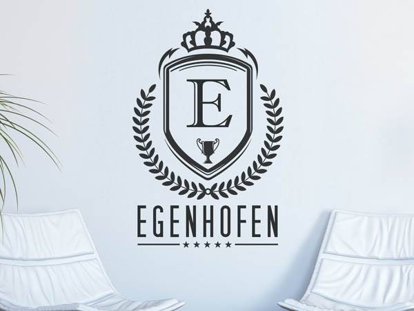 Wandtattoo Egenhofen Wappen
