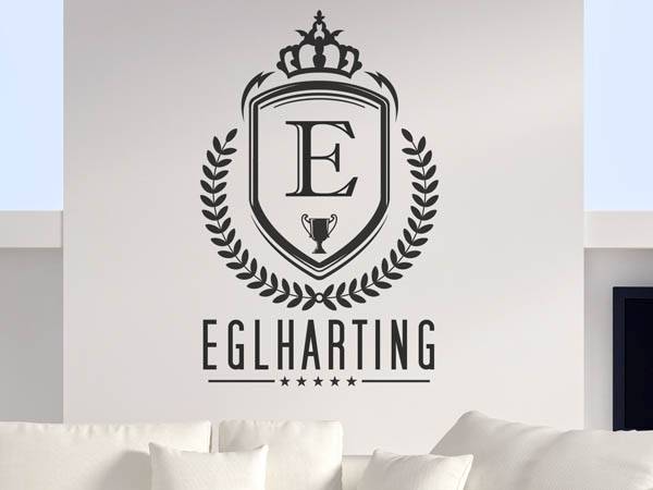 Wandtattoo Eglharting Wappen