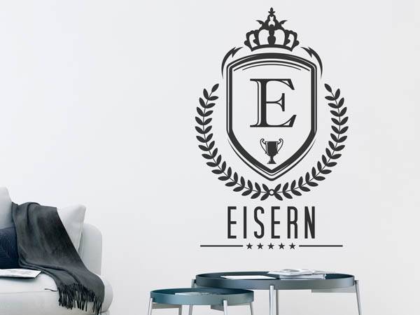Wandtattoo Eisern Wappen