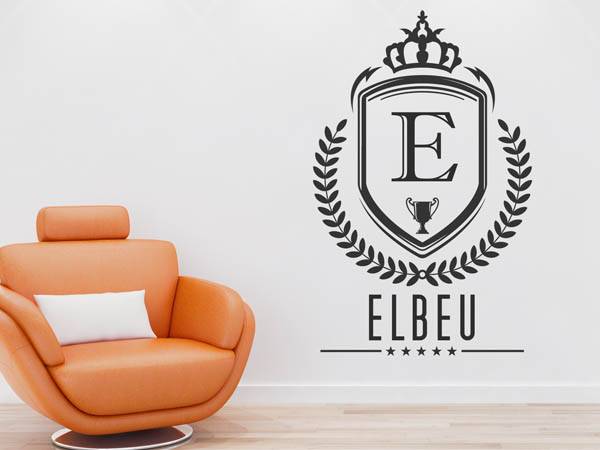 Wandtattoo Elbeu Wappen