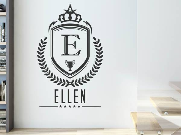 Wandtattoo Ellen Wappen