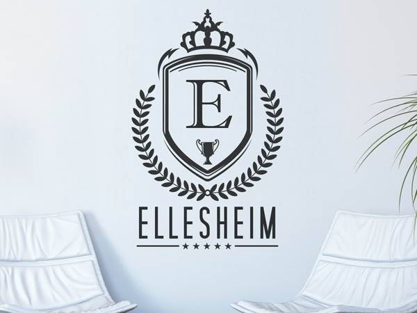Wandtattoo Ellesheim Wappen
