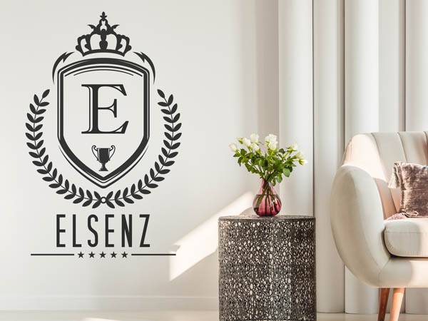 Wandtattoo Elsenz Wappen