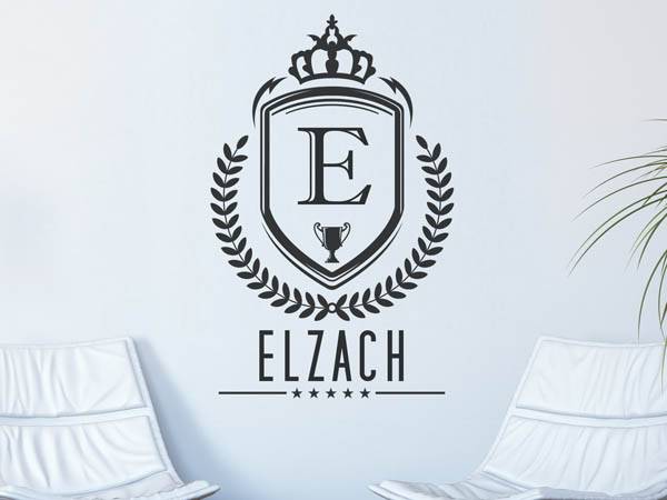 Wandtattoo Elzach Wappen