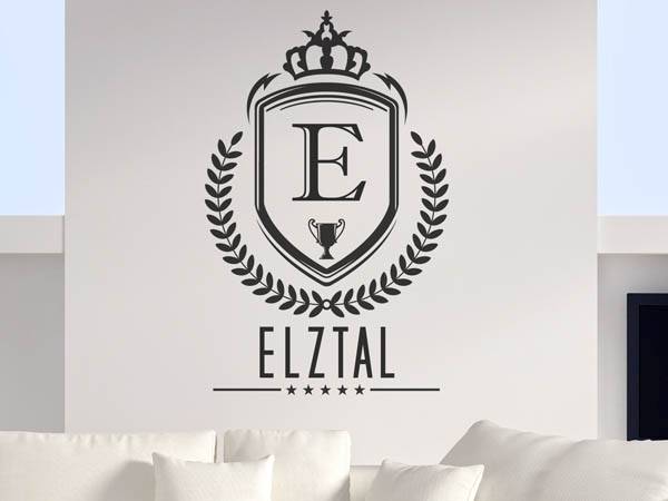 Wandtattoo Elztal Wappen