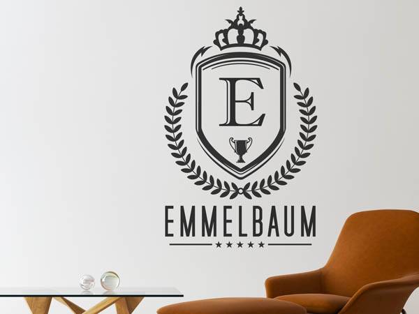 Wandtattoo Emmelbaum Wappen