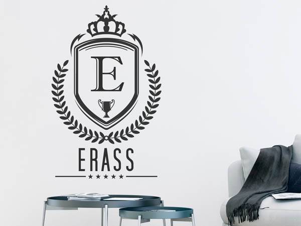 Wandtattoo Erass Wappen