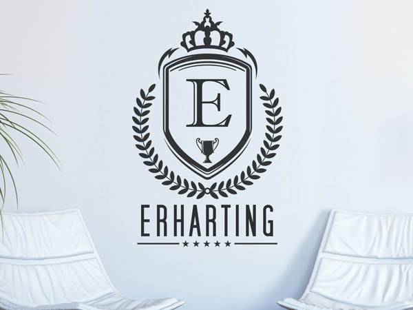 Wandtattoo Erharting Wappen