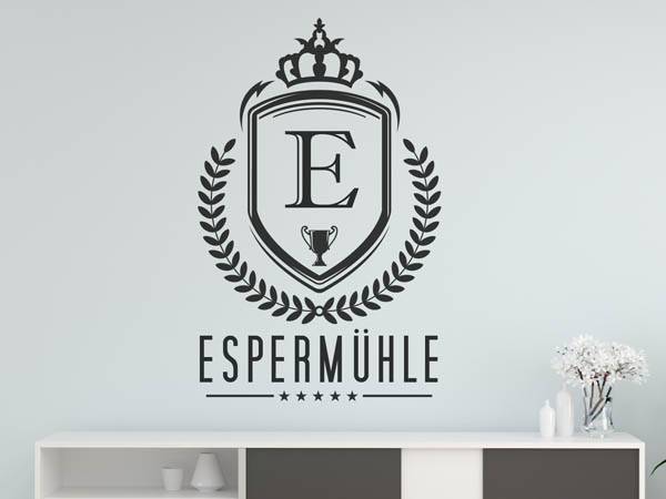 Wandtattoo Espermühle Wappen