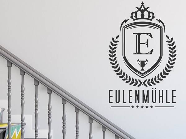 Wandtattoo Eulenmühle Wappen