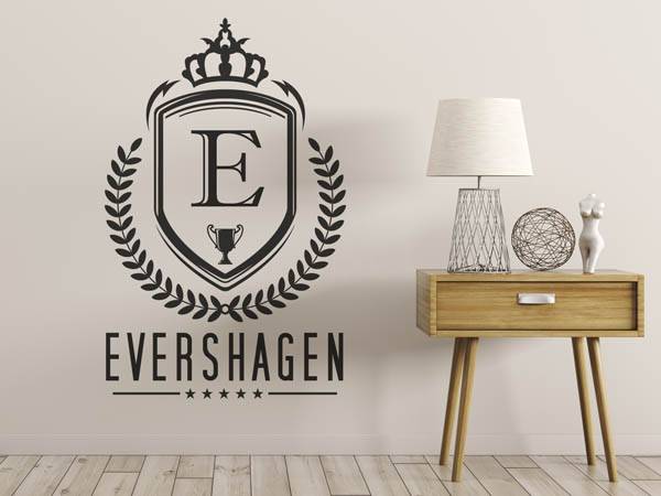 Wandtattoo Evershagen Wappen