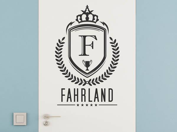 Wandtattoo Fahrland Wappen