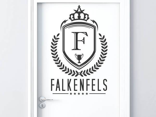 Wandtattoo Falkenfels Wappen
