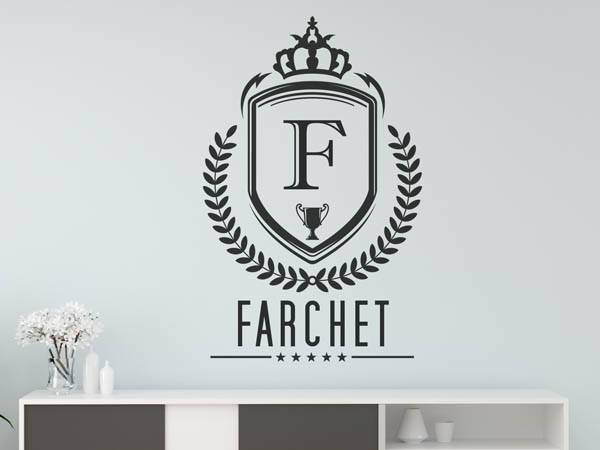 Wandtattoo Farchet Wappen