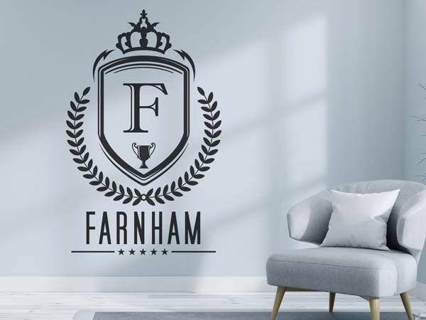 Wandtattoo Farnham Wappen