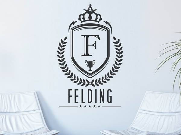 Wandtattoo Felding Wappen