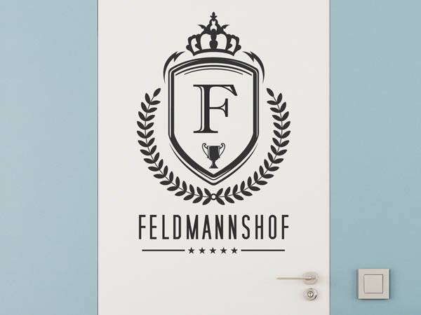 Wandtattoo Feldmannshof Wappen