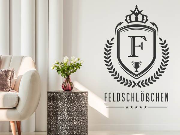 Wandtattoo Feldschlößchen Wappen