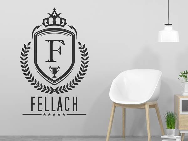 Wandtattoo Fellach Wappen