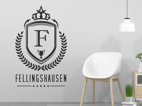 Wandtattoo Fellingshausen Wappen