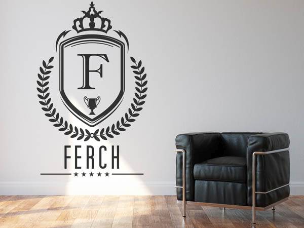 Wandtattoo Ferch Wappen