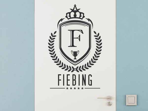 Wandtattoo Fiebing Wappen