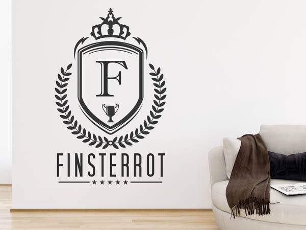 Wandtattoo Finsterrot Wappen