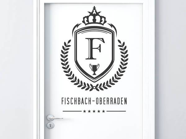 Wandtattoo Fischbach-Oberraden Wappen