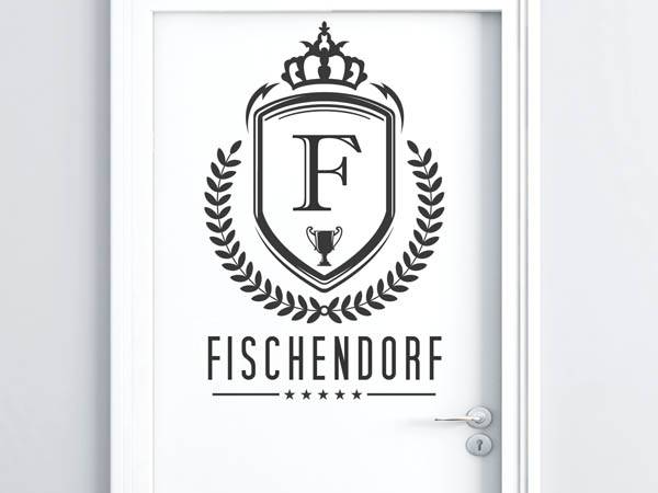 Wandtattoo Fischendorf Wappen