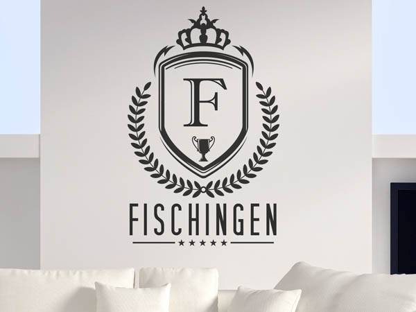 Wandtattoo Fischingen Wappen
