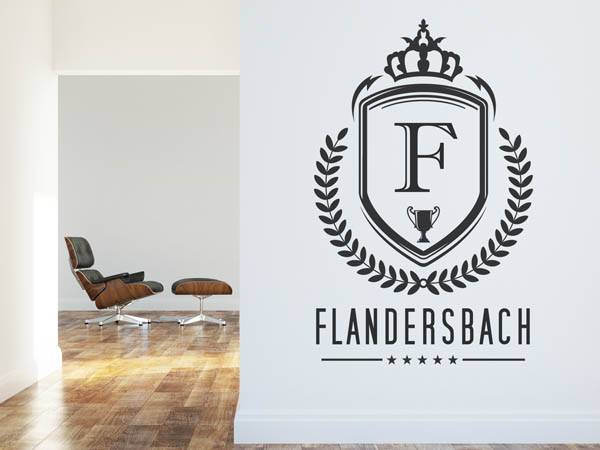 Wandtattoo Flandersbach Wappen